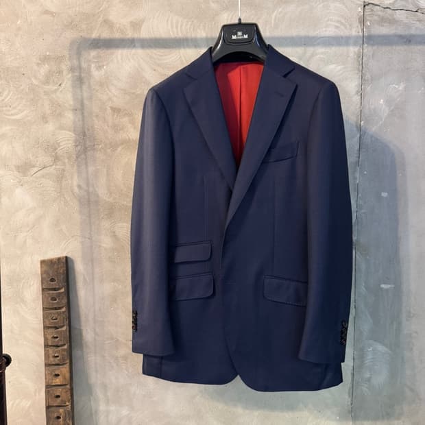 수트서플라이 네이비 블러이저 100