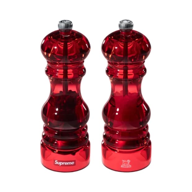 슈프림 x 푸조 솔트 & 페퍼 밀 레드 (2개 세트) - 24FW