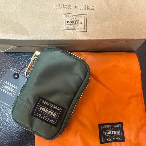 요시다포터 탱커 키 팩 세이지그린