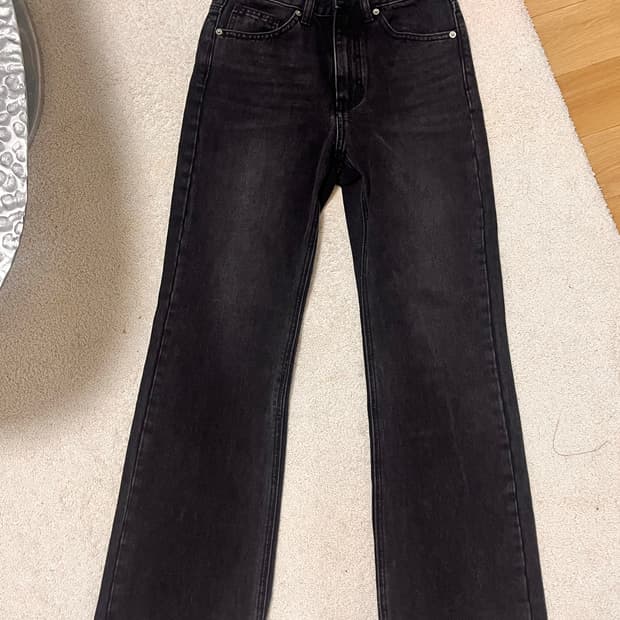 프런트로우 frrw 하이라이즈 부츠컷 청바지