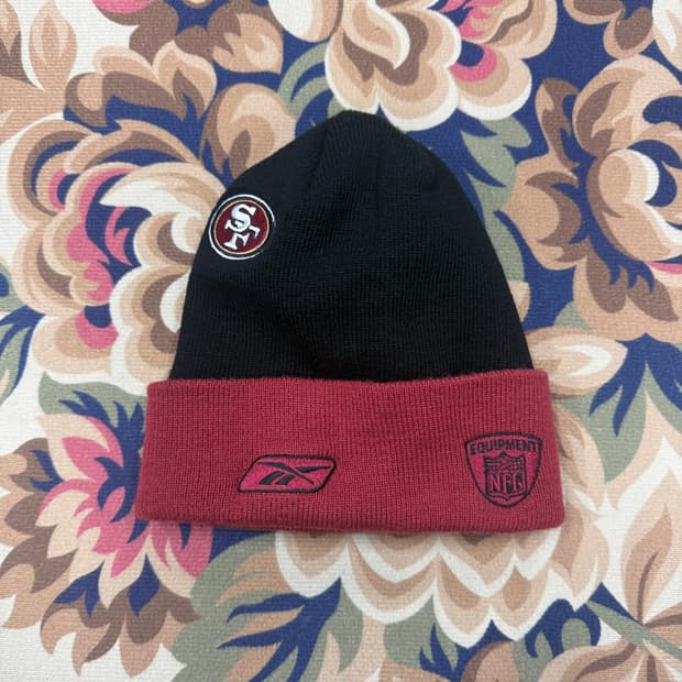 리복 NFL 샌프란시스코 포티나이너스 비니(블랙)