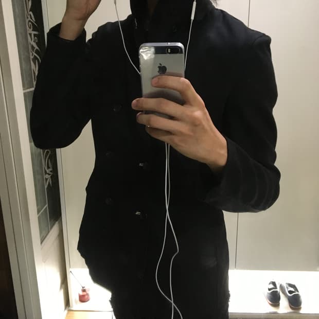 꼼데 가르송 셔츠2009 더블 브레스티드 블레이져