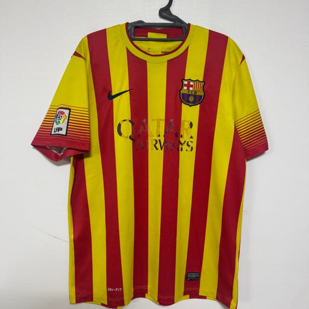 나이키 바르셀로나 13-14 어웨이 축구 유니폼 반팔