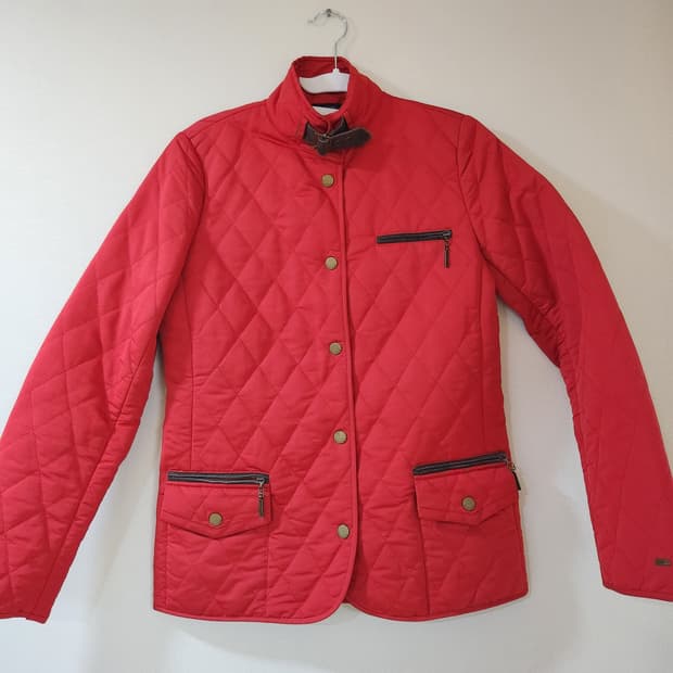 타미힐피거 퀄팅 경량패딩 자켓 S(S)