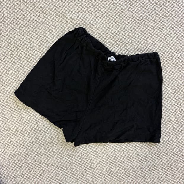 XS 코스 블랙 밴딩 반바지 0519D