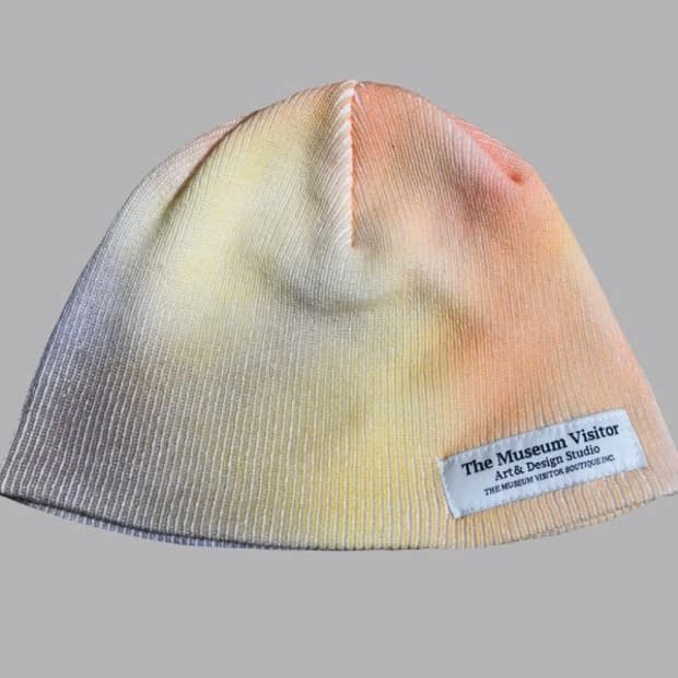 LOGO STITCHED SPRAY PRINTED BEANIE (ORAN