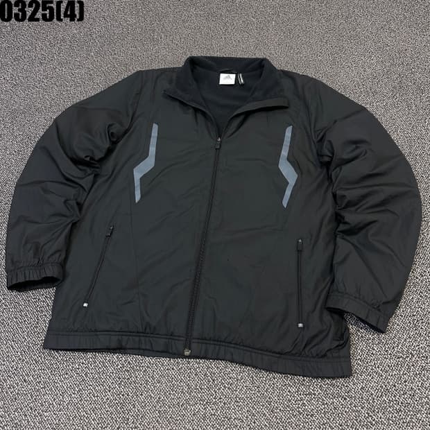 110 아디다스 블랙 바람막이 점퍼 0325(4)