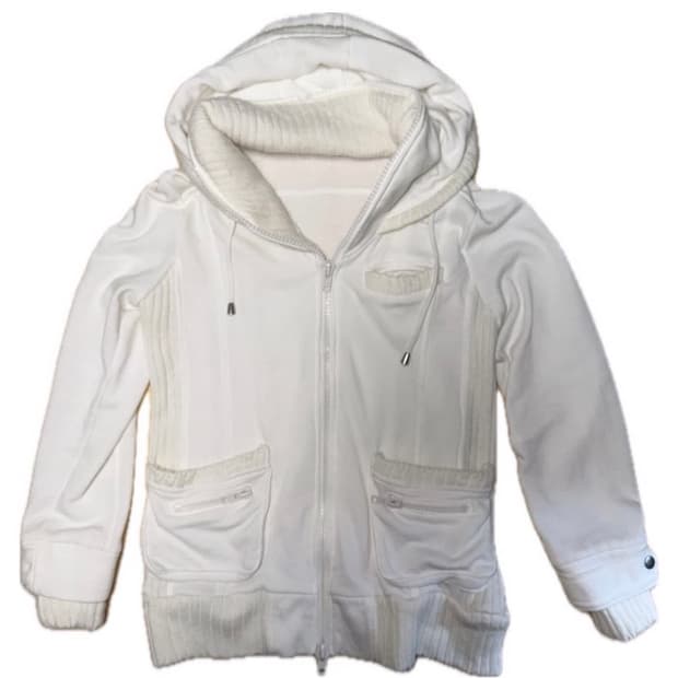 세실맥비 후드집업 흰색