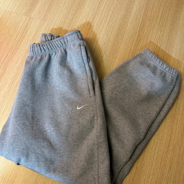 [XL] 나이키 nrg 솔로스우시 다크 그레이 헤더 스웨트 팬츠