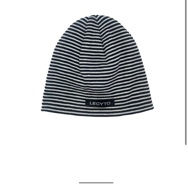 Stripe Logo Beanie_[Black]