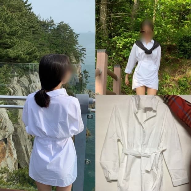 와이셔츠 원피스