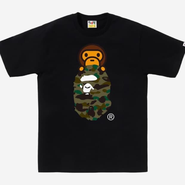 BAPE 1st Camo Milo on Ape Head T-Shirt 