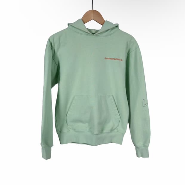 [S] 크롬하츠 매티보이 러스트 후드 티셔츠 민트 그린
