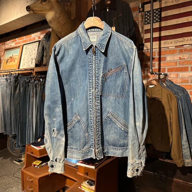 70s USA LEE 91-B Denim Work Jacket