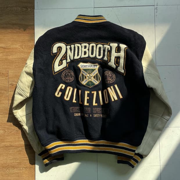 1990’s 2nd Booth 사의 바시티 자켓
