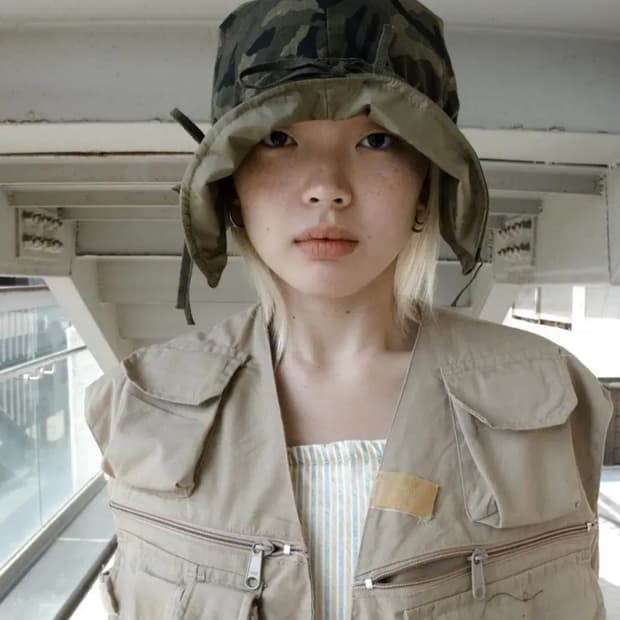 Gorro gorra ribbon bonnet 002 