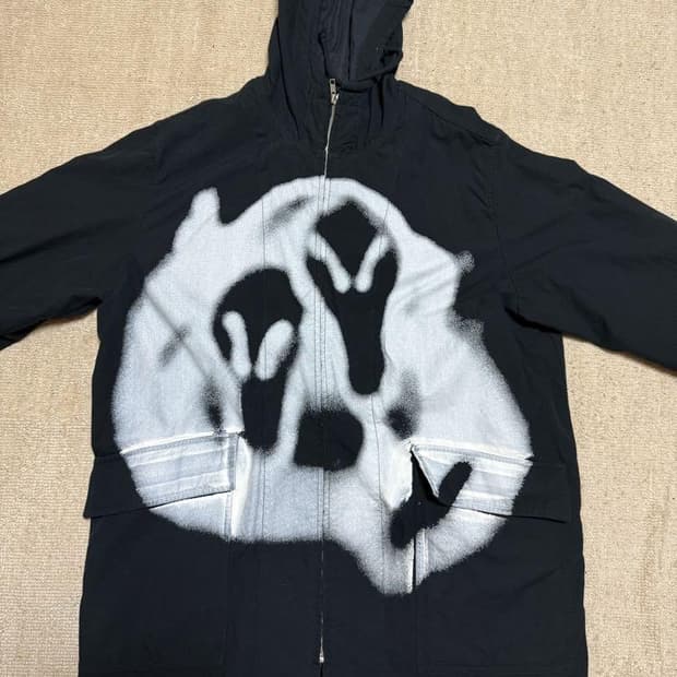 [정품] 슈프림X요지 야마모토 아트워크 파카 자켓 L