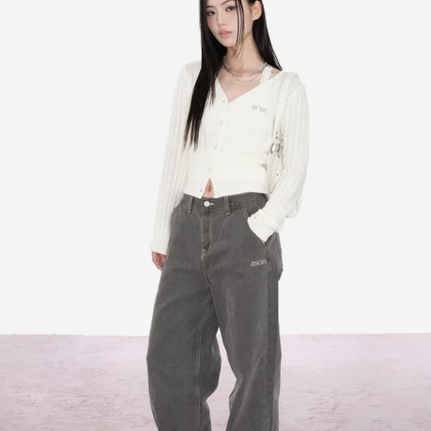애즈온 SMOG WIDE PANTS / GRAY