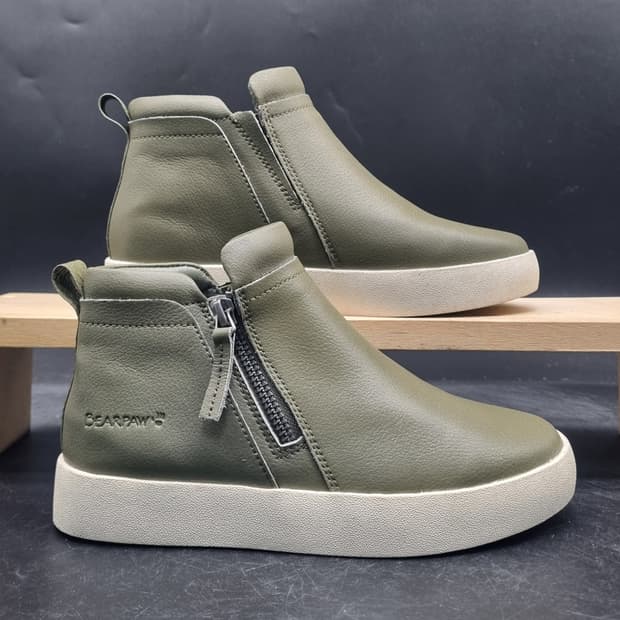 베어파우 소가죽 여성앵클부츠225