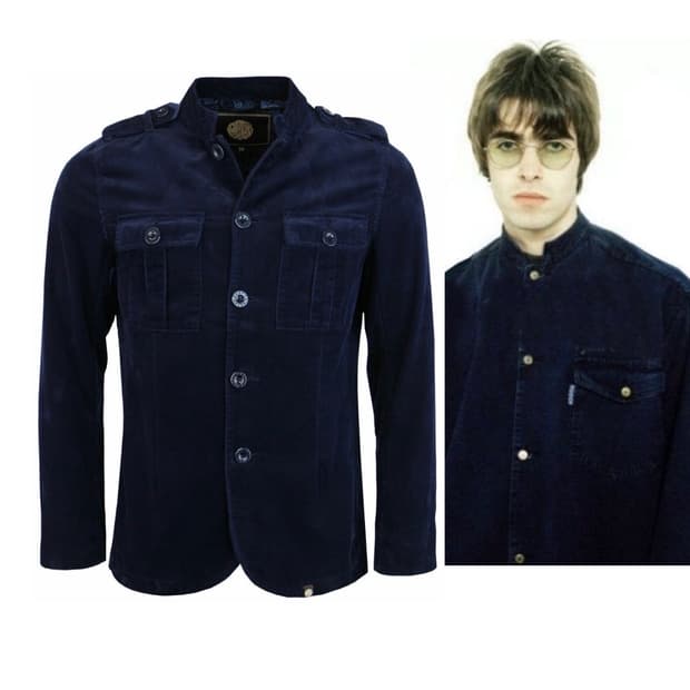 Pretty Green 레논 코듀로이 밀리터리 자켓