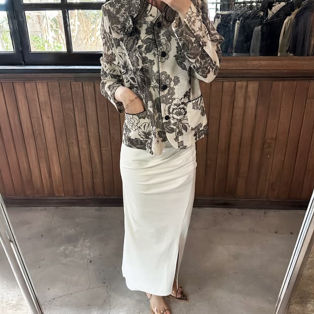 JPV floral jacquard jacket