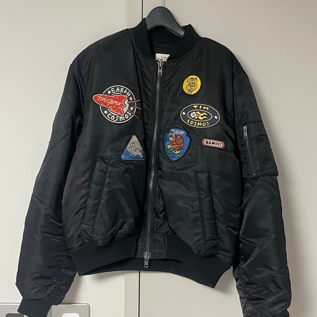 팀코믹스 패치 MA-1 투웨이 자켓 항공점퍼