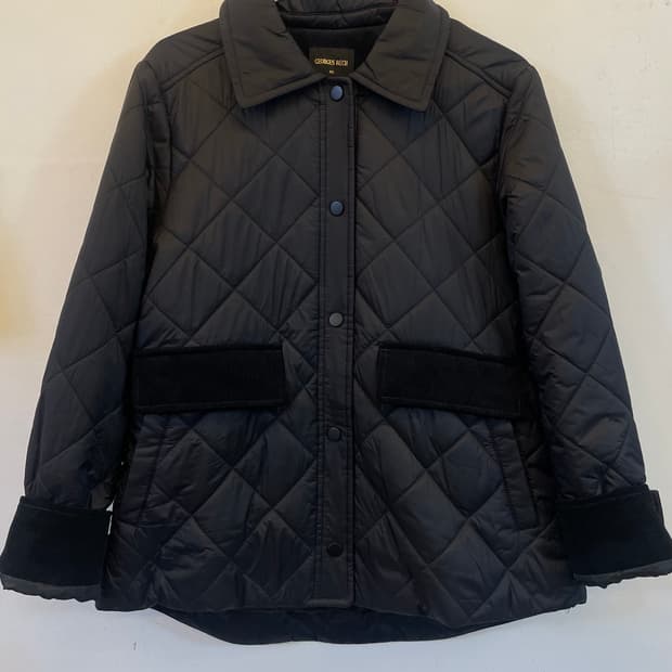 죠르쥬레쉬 코듀로이배색 퀼팅자켓:) 경량패딩 경량자켓 퀼팅패딩