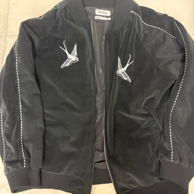 세인트페인 벨벳 수베니어 자켓 xl