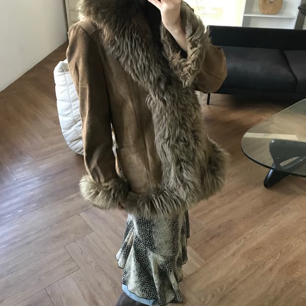 vintage shearling jacket