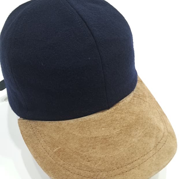 빈티지 Felsten 울 스웨이드 가죽 스트랩 투톤캡 P1607