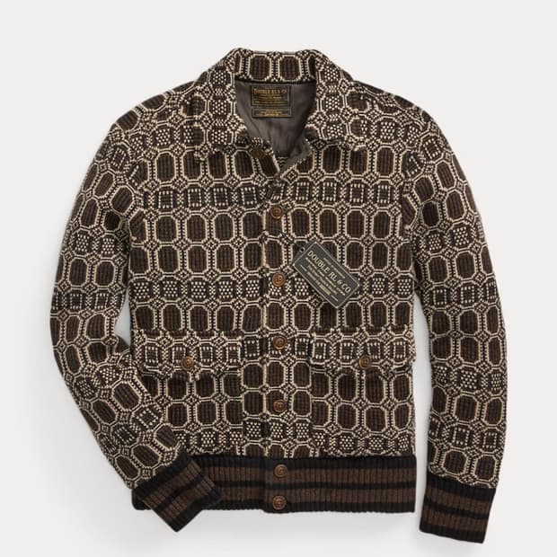 더블알엘 rrl 제프렌-M 스웨터 재킷  L사이즈