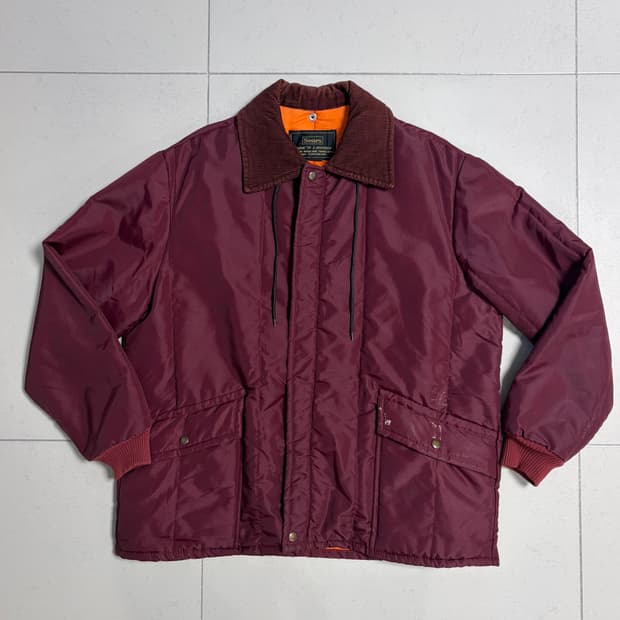 80s Sears 나일론 헌팅 자켓
