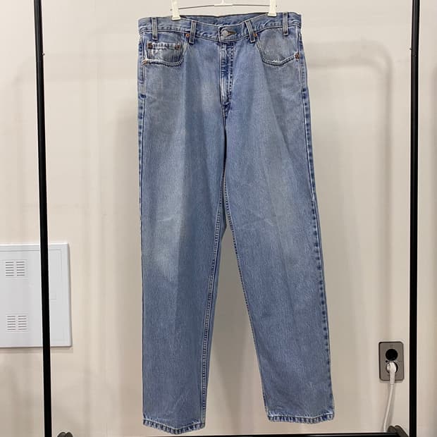 리바이스 00s 550 연청 데님 팬츠