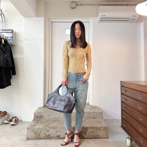 Kapital CinchBack Cropped Denim Pants/ 2