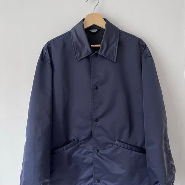 unused Nylon Twill Coach Jacket
