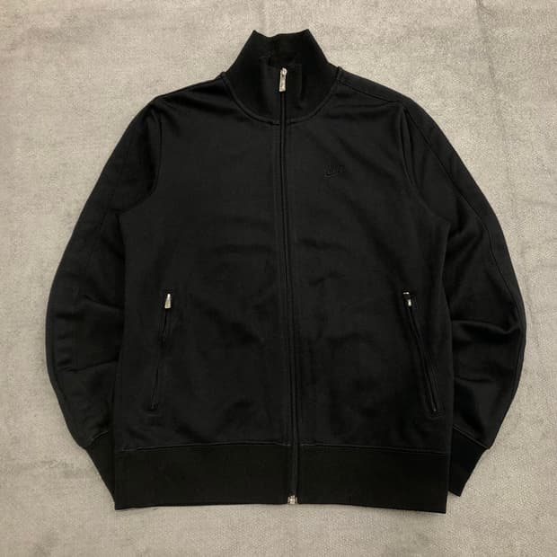 나이키 블랙 져지 트랙 자켓