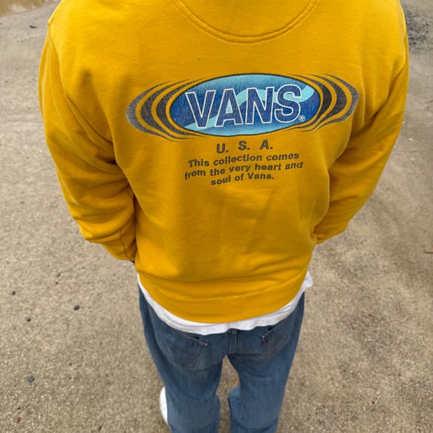 90-00s Vans usa retro 스웻 맨투맨
