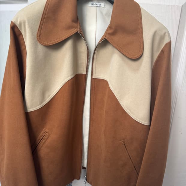 문선 웨스턴 스웨이드 자켓