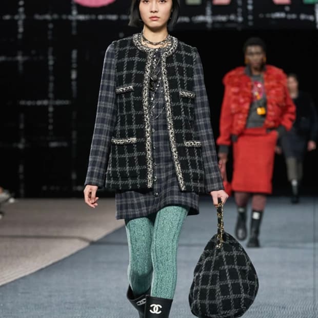 샤넬 트위드 베스트 자켓