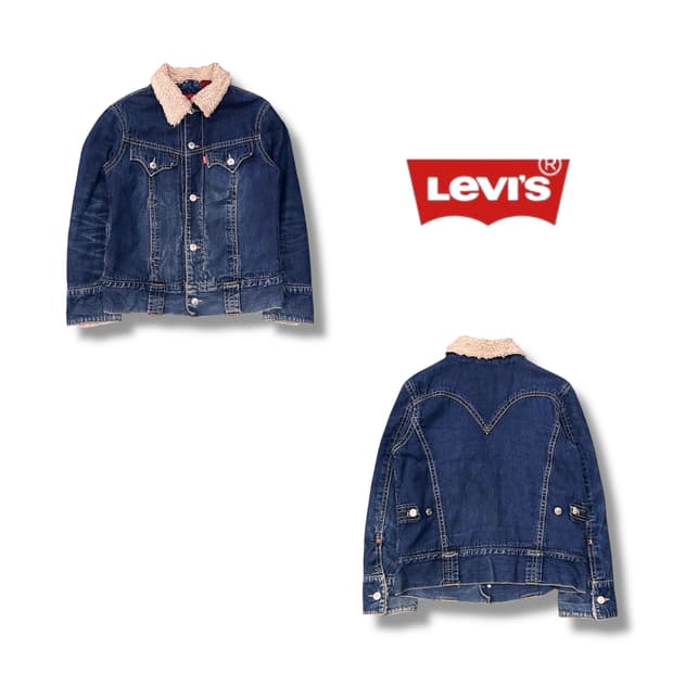 리바이스 데님 셰르파자켓 y13923
