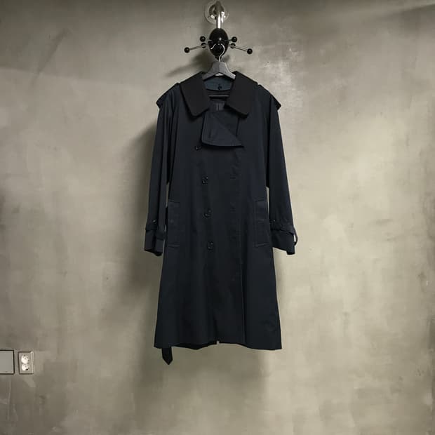 버버리 트렌치 코트 네이비 38