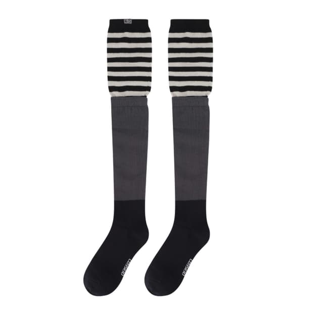 코이세이오 브라이스 스트라이프 레이어드 삭스 네이비