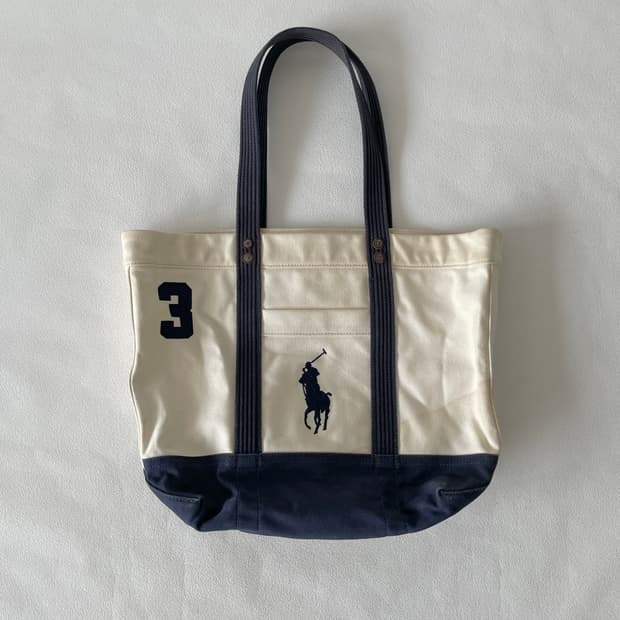 폴로 랄프로렌(Polo Ralph Lauren) 캔버스 토트백