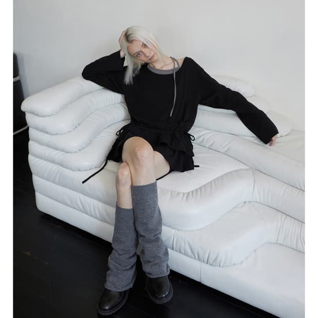 [새상품]rense 렌세 Frill Layered Long Sleeve