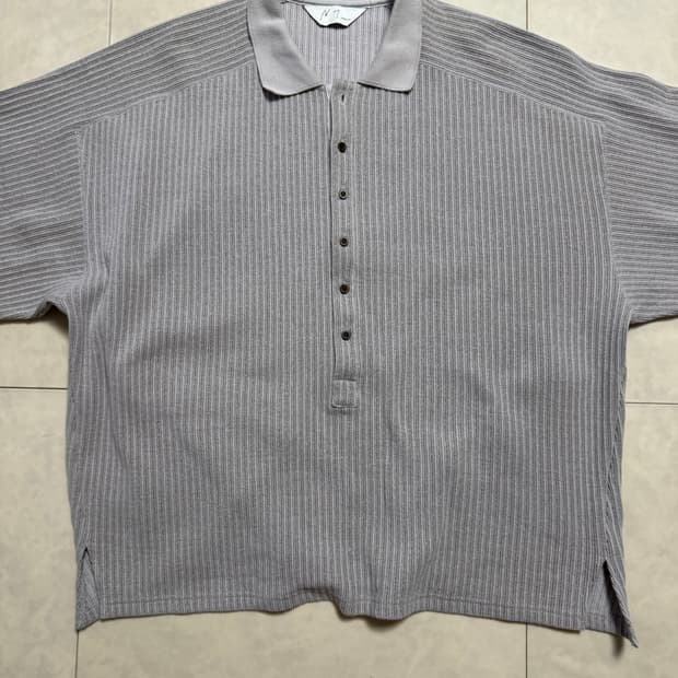 Henley Rip ls T-shirt 2사이즈