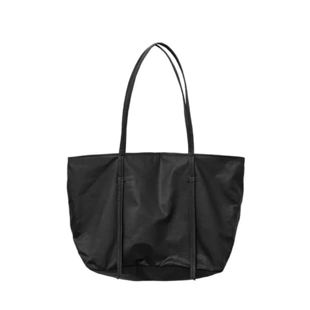 폴리테루 shopper tote bag black