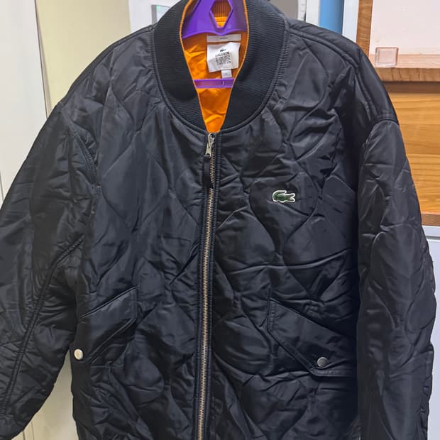 라코스테 퀄팅 자켓 L
