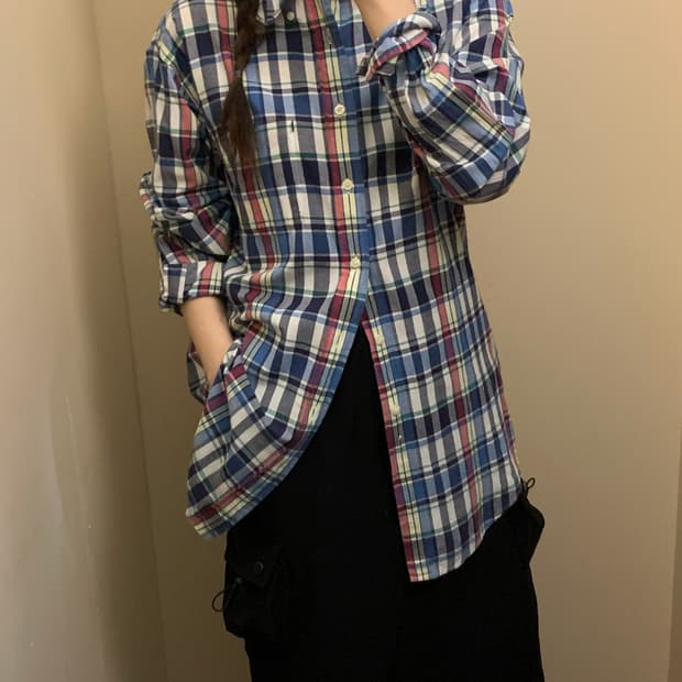 브룩스브라더스 체크 셔츠
