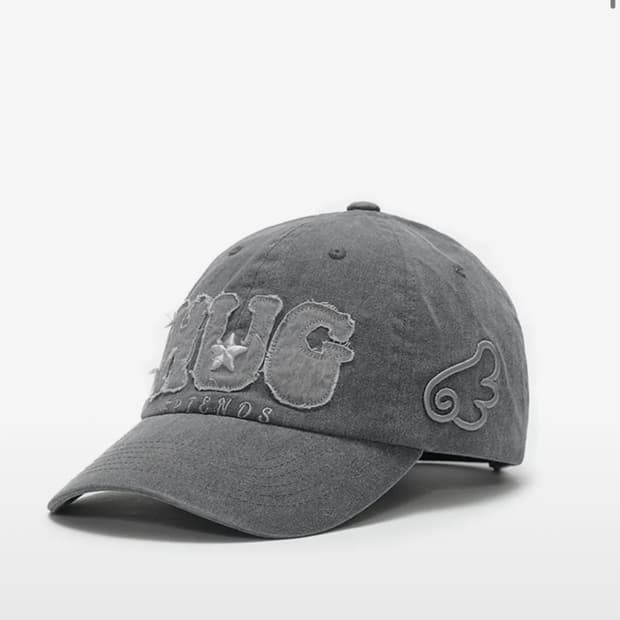 허그 유어 스킨 모자 차콜 엔젤코어 