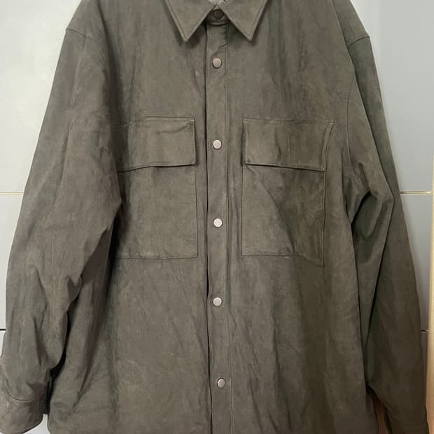 피오오브갓 스웨이드 자켓셔츠